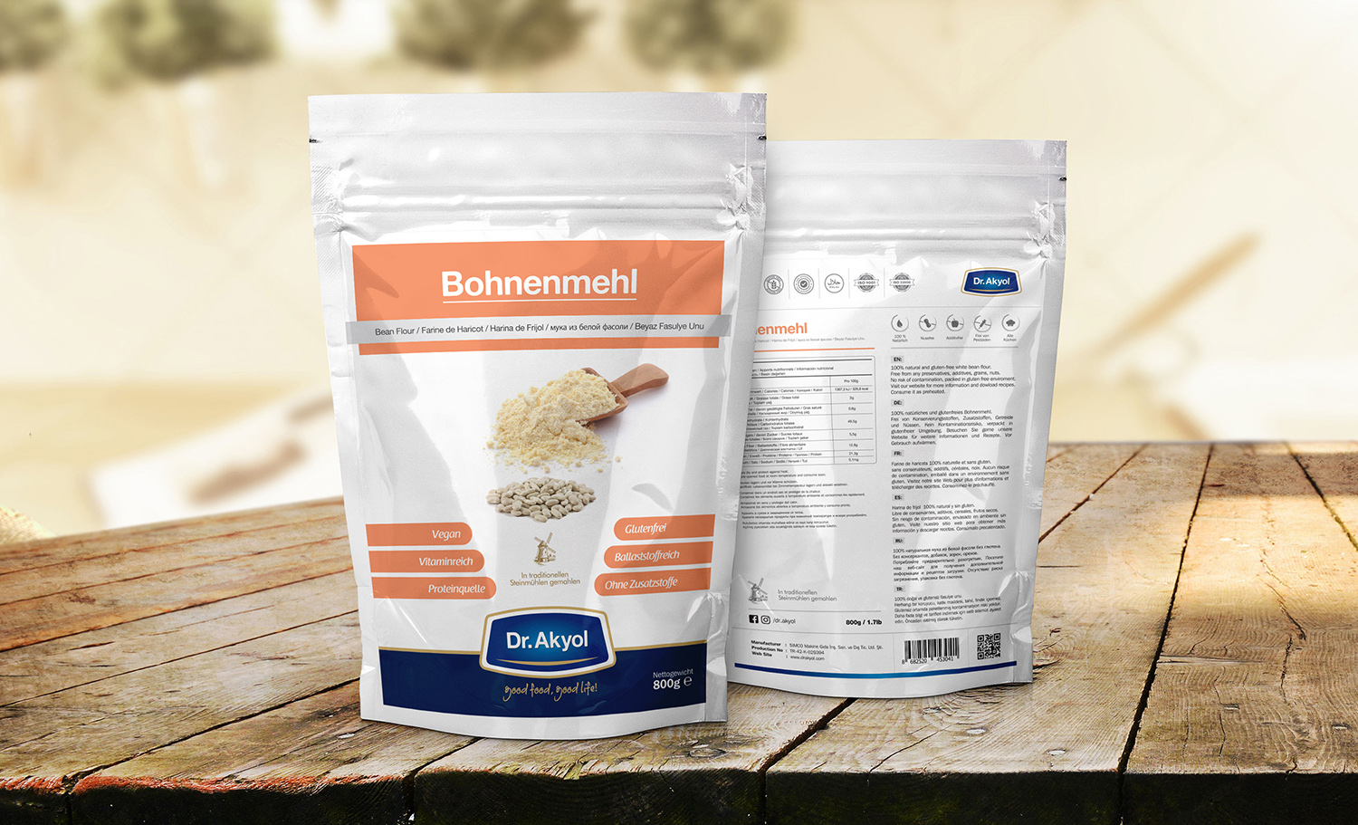 Dr. Akyol Bohnenmehl Ambalaj - 