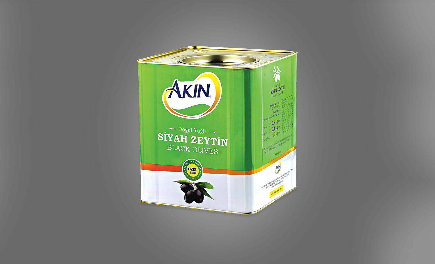 Akın Siyah Zeytin Ambalajı - 