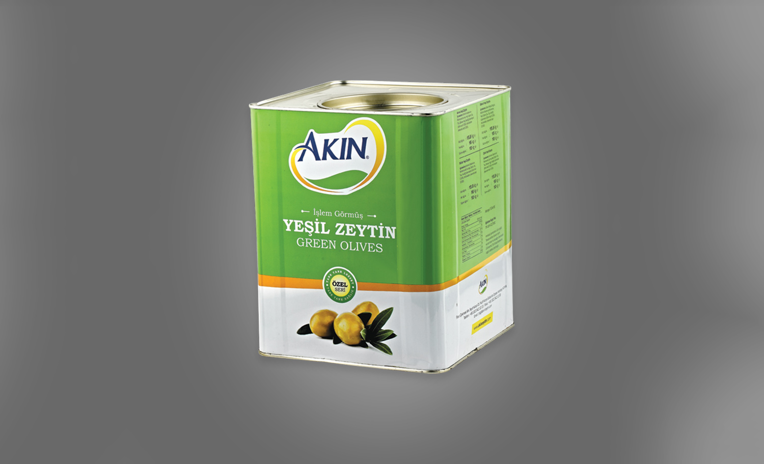Akın Yeşil Zeytin Ambalajı - 
