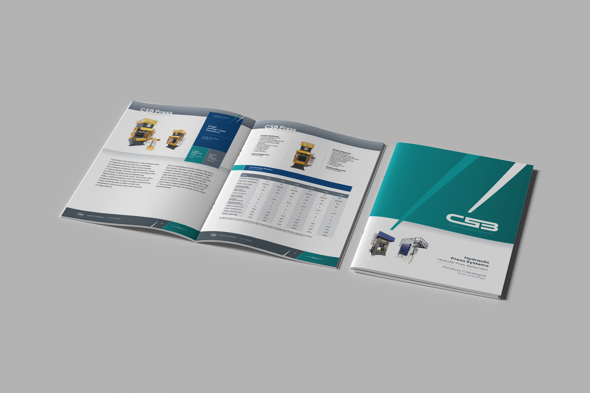 CSB Pres Katalog Tasarımı - Katalog Tasarımları