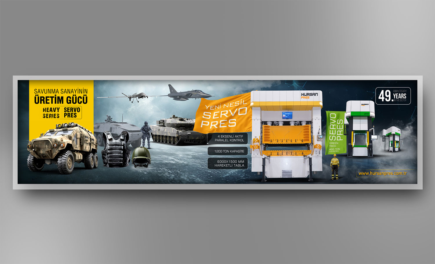 Hürsan Pres Fuar Afiş Tasarımı - Afiş Tasarımları