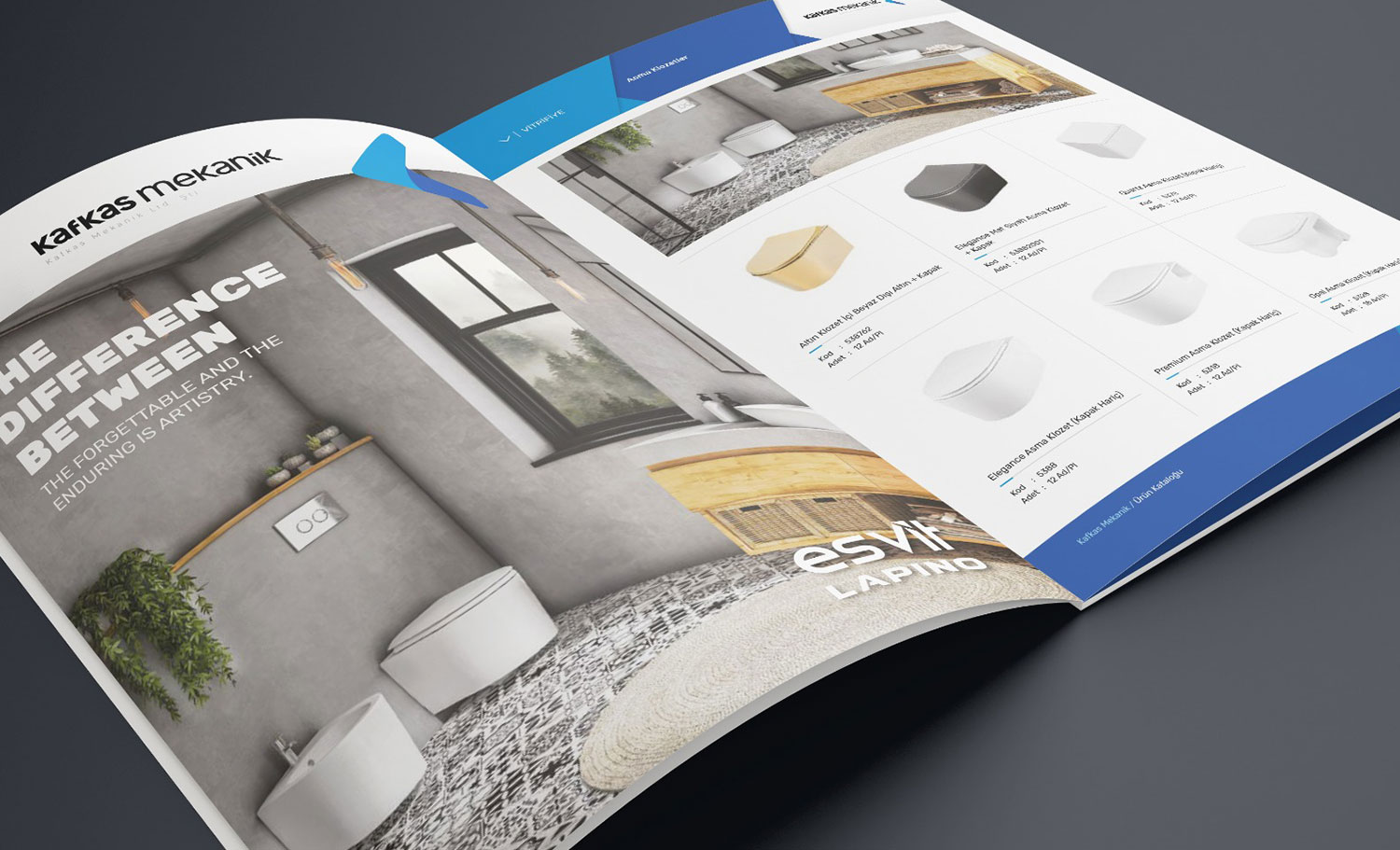 Kafkas Mekanik Katalog Tasarımı - 