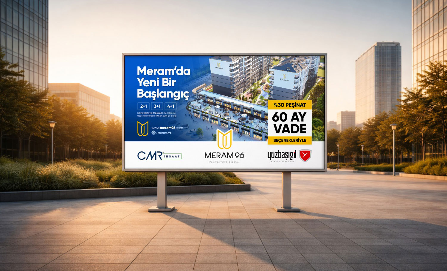 Meram 96 Billboard Tasarımı - Cephe, Tabela & Billboard Tasarımları
