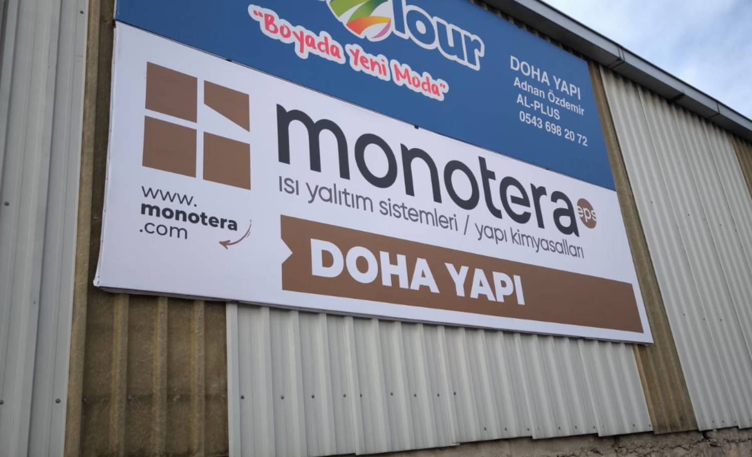 Monotera Isı Yalıtım Tabela Tasarımı - 