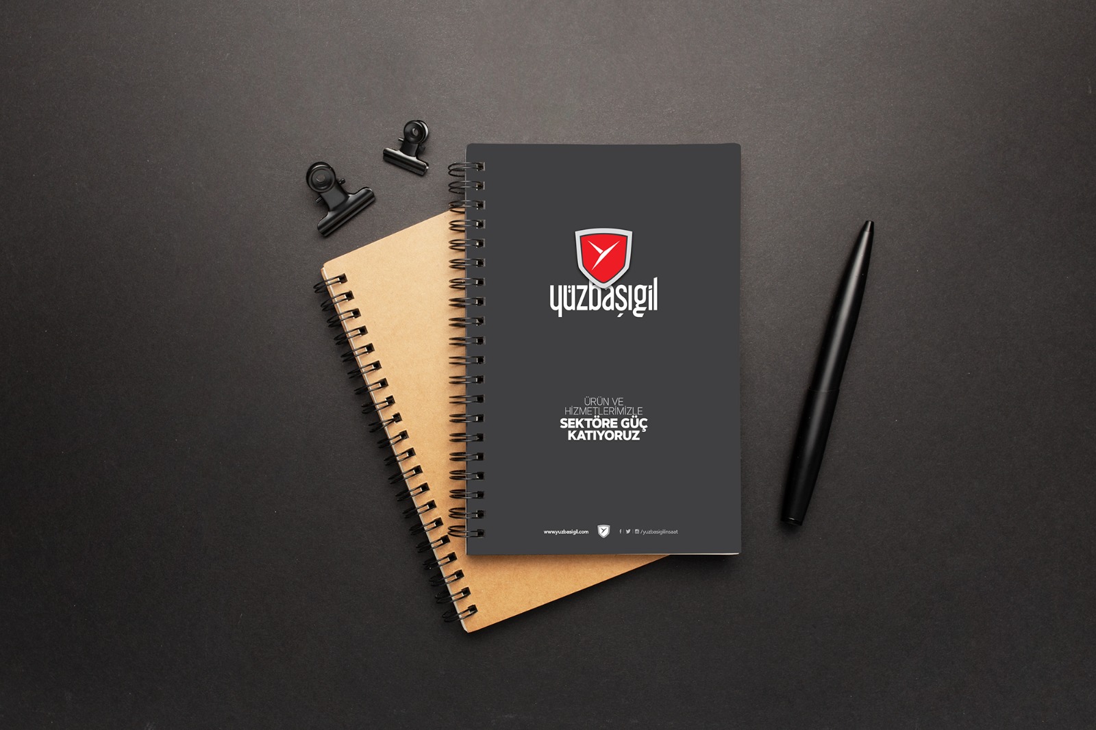 Yüzbaşıgil Logo Defter Promosyon Ürün Tasarımı - Promosyon Tasarımları
